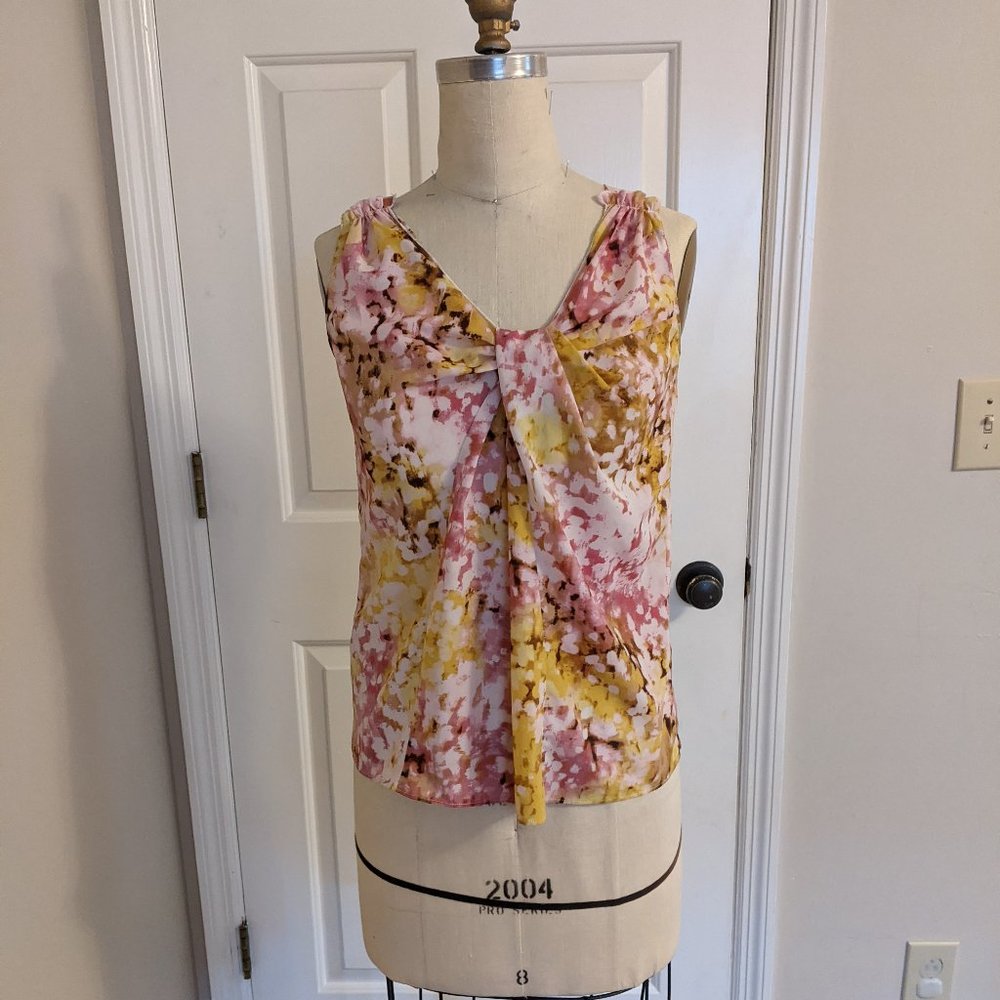 Ann Taylor Loft Twist Front Top Small Petite